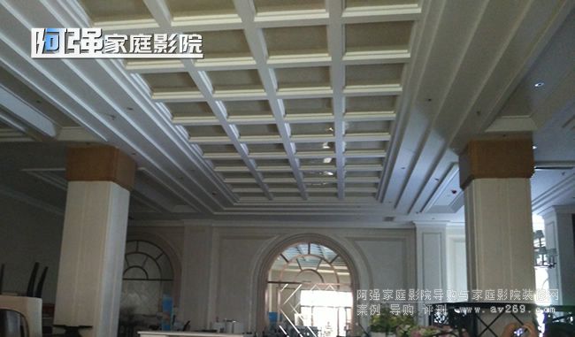 影音室改造現場
