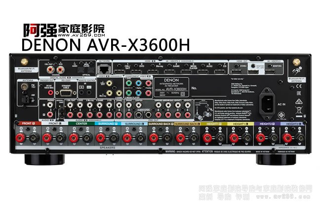 天龍功放Denon AVR-X3600H影院功放