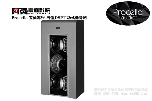 寶仙娜V6 外置DSP主動式低音炮
