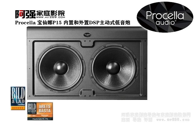 寶仙娜P15AMP & P15 FP 內置和外置DSP 主動式低音炮