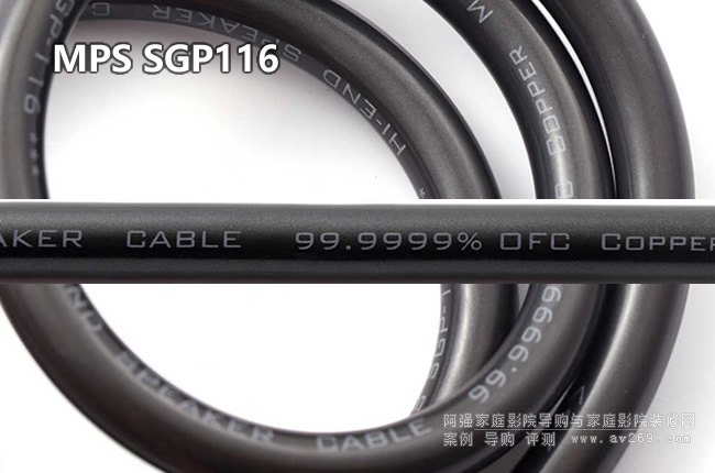 中國臺灣MPS SGP116高端發燒音箱線
