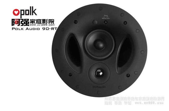 polk普樂之聲 90RT RT系列三分頻吸頂音箱