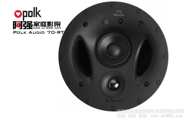 polk普樂之聲 70RT RT系列三分頻吸頂音箱