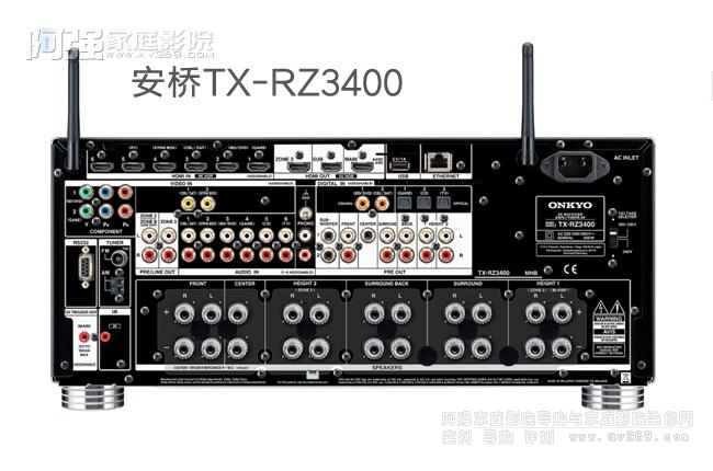安橋RZ3400旗艦家庭影院功放
