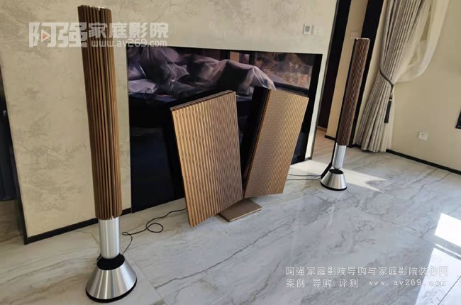 B&O beolab28音箱在客廳里面的應用安裝案例