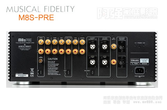 英國音樂傳真 Musical Fidelity M8s PRE前級處理器