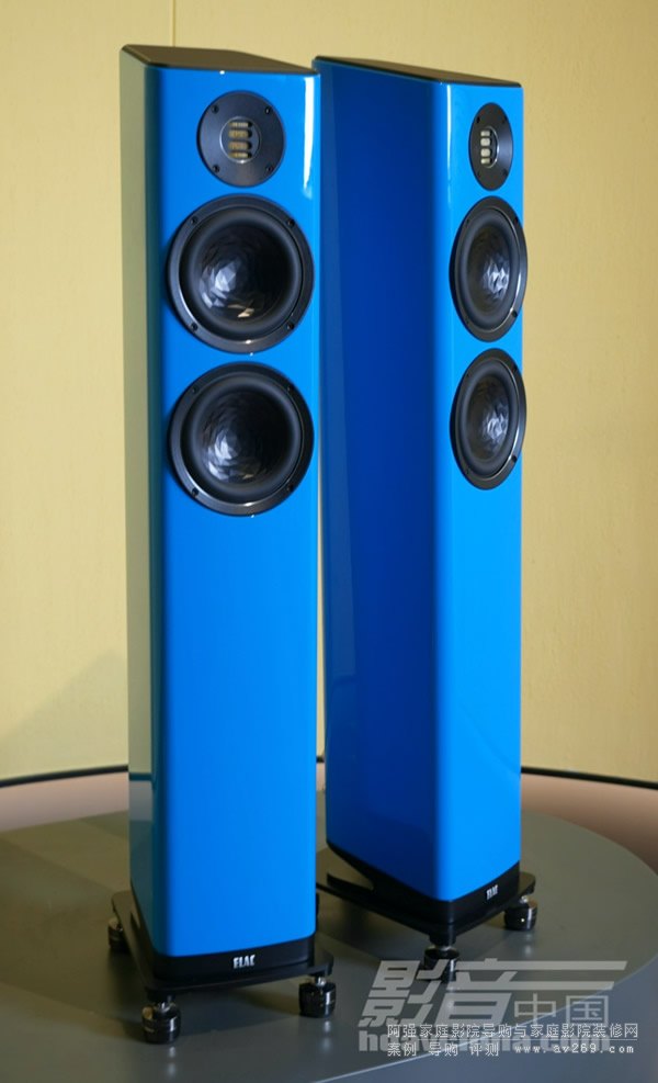 ELAC 407.2藍色限量版,采用全新的JET6噴射式高音
