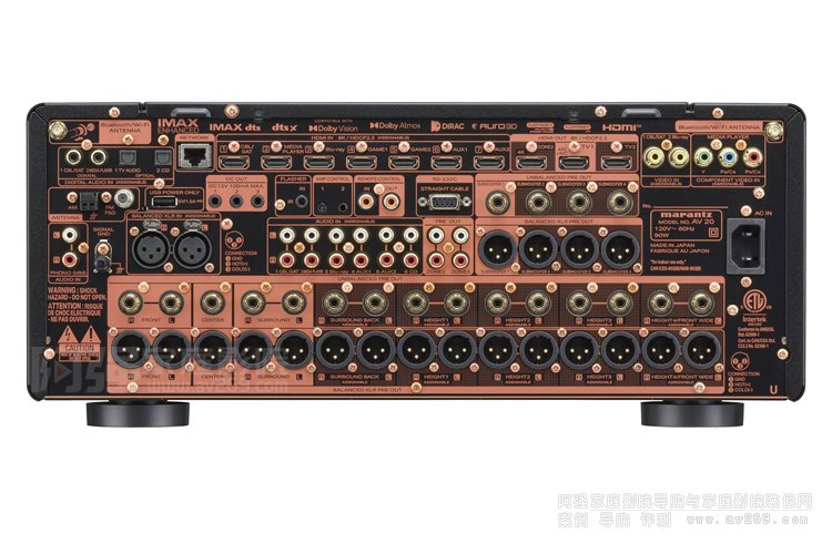 Marantz AV20,馬蘭士AV20家庭影院純前級,13.4通道前級處理器介紹
